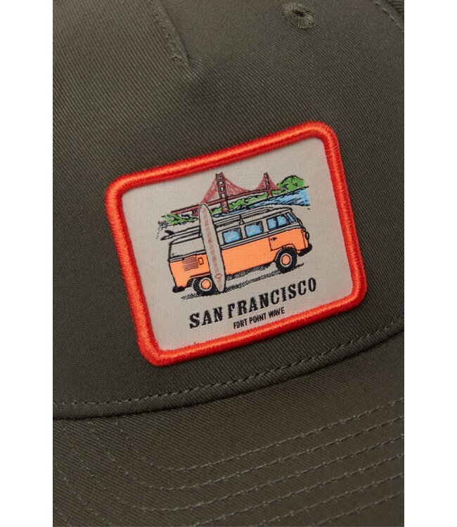 Van One Classic Cars Kids cap SAN FRANCISCO olive
