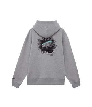 Van One Classic Cars Van One heren hoodie OFFROAD LEGENDS grey