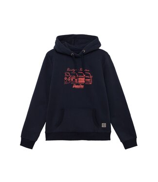 Van One dames hoodie WE ARE FAMILY navy