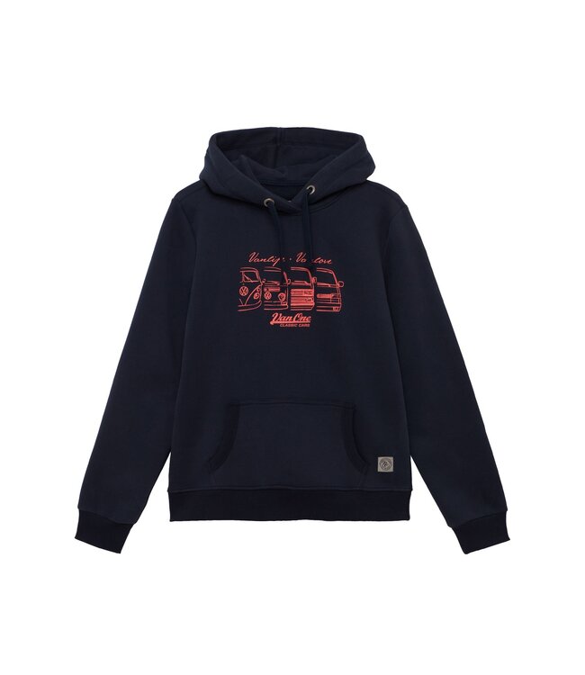 Van One dames hoodie WE ARE FAMILY navy