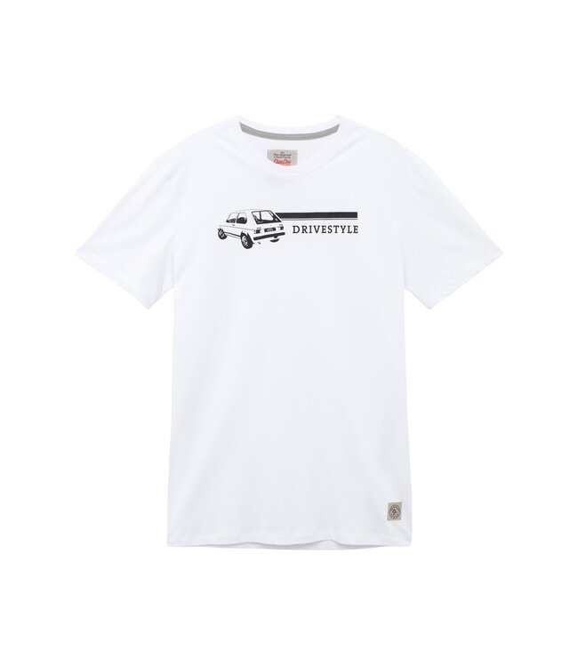 Van One Classic Cars Van One heren t-shirt GTI DRIVESTYLE white