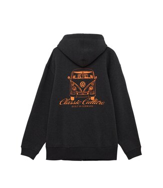 Van One Classic Cars Van One heren zip hoodie CLASSIC CULTURE BULLI dark grey