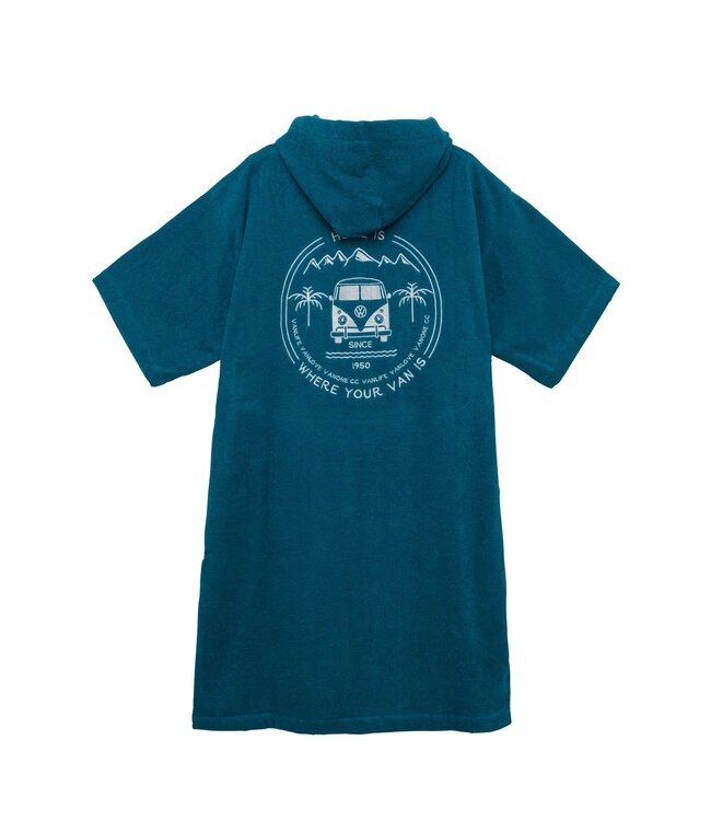 Van One Classic Cars Van One unisex poncho HOME IS petrol
