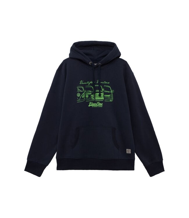 Van One Classic Cars Heren hoodie WE ARE FAMILY navy