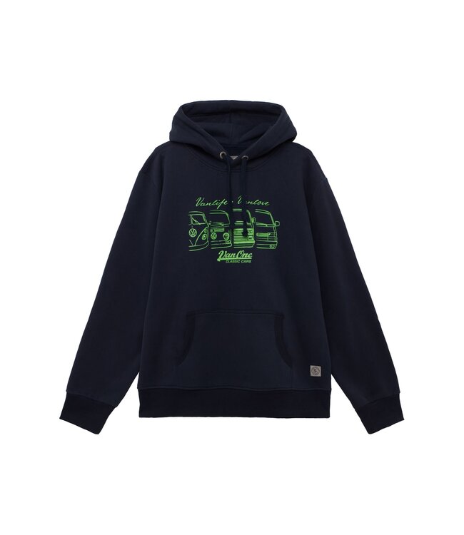 Van One Classic Cars Van One heren hoodie WE ARE FAMILY navy