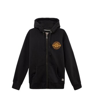 Van One Classic Cars Van One heren zip hoodie Busdriver black Van One Classic Cars Van One heren zip hoodie Busdriver black