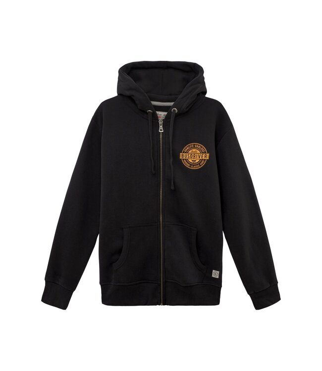 Van One Classic Cars Van One heren zip hoodie Busdriver black