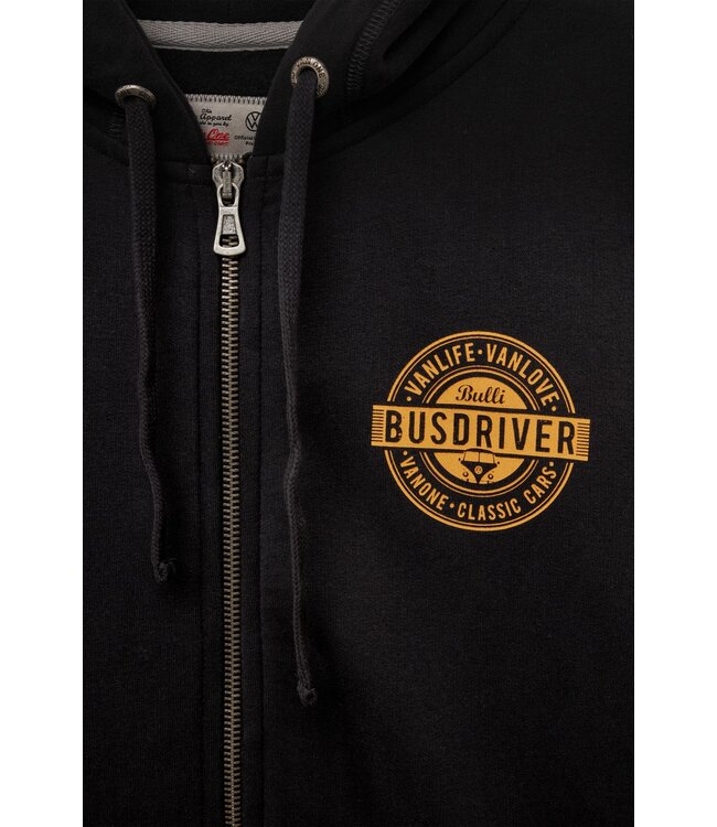 Van One Classic Cars Heren zip hoodie Busdriver black