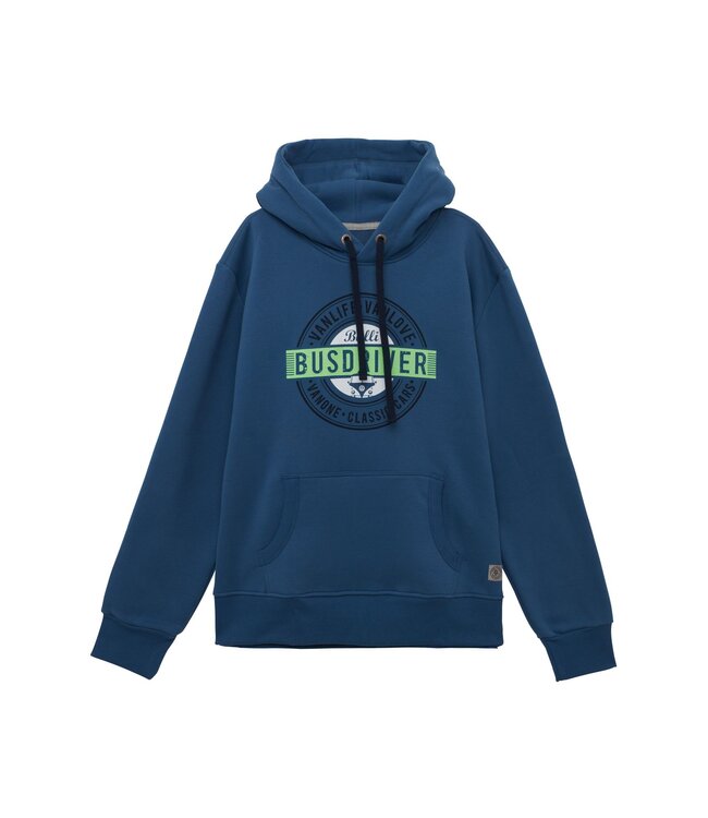 Van One Classic Cars Van One heren hoodie BUSDRIVER bleu