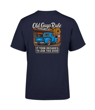 Old Guys Rule Old Guys Rule t-shirt "IT TOOK DECADES" III navy