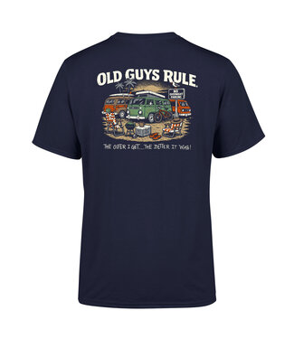 Old Guys Rule Old Guys Rule t-shirt "PARKING LOT IV "navy