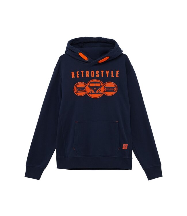 Van One Classic Cars Unisex hoodie RETRO BULLI navy/orange
