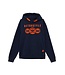 Van One Classic Cars Van One unisex hoodie RETRO BULLI navy/orange