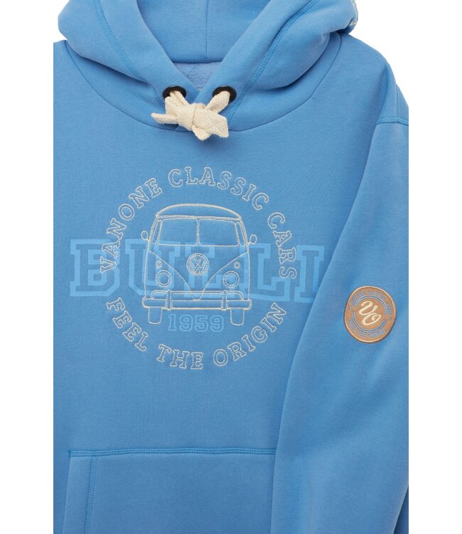 Van One Classic Cars Van One unisex hoodie BULLI STITCH blau