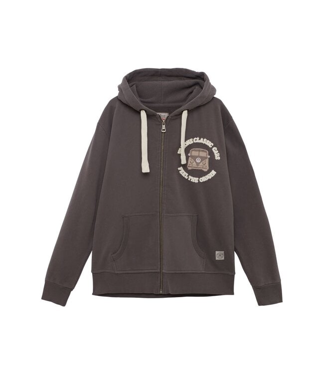 Van One Classic Cars Van One unisex zip hoodie BULLI FREUNDSCHAFT (ww26)