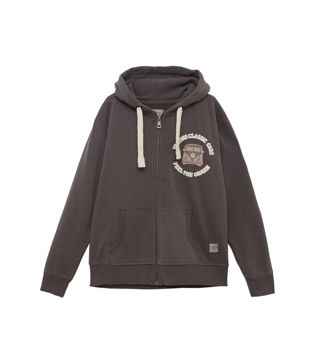 Van One Classic Cars Zip hoodie unisex BULLI FREUNDSCHAFT (ww26)