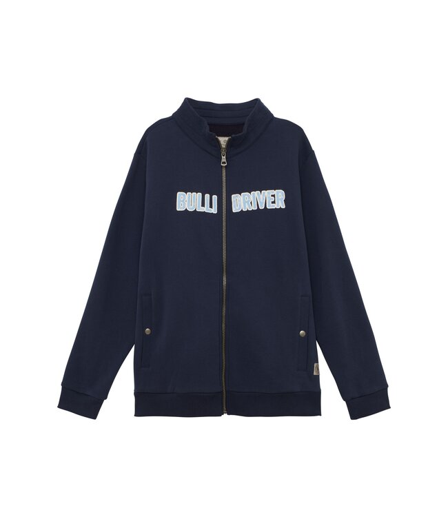 Van One Classic Cars Van One unisex zip-sweatjacket BULLIDRIVER blue