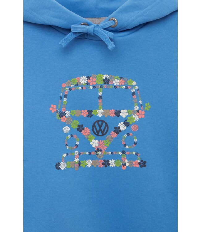 Van One Classic Cars Hoodie FLOWER BULLI cornflower blue