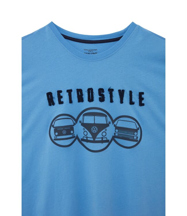 Van One Classic Cars Unisec t-shirt RETRO BULLI cornflower