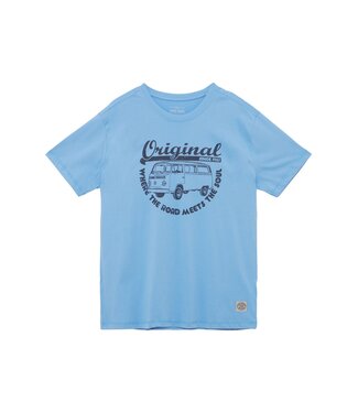 Van One Classic Cars Van One heren t-shirt T2 ORIGINAL RIDE cornflower/blue