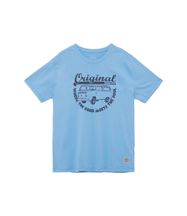 Van One Classic Cars Heren t-shirt T2 ORIGINAL RIDE cornflower/blue