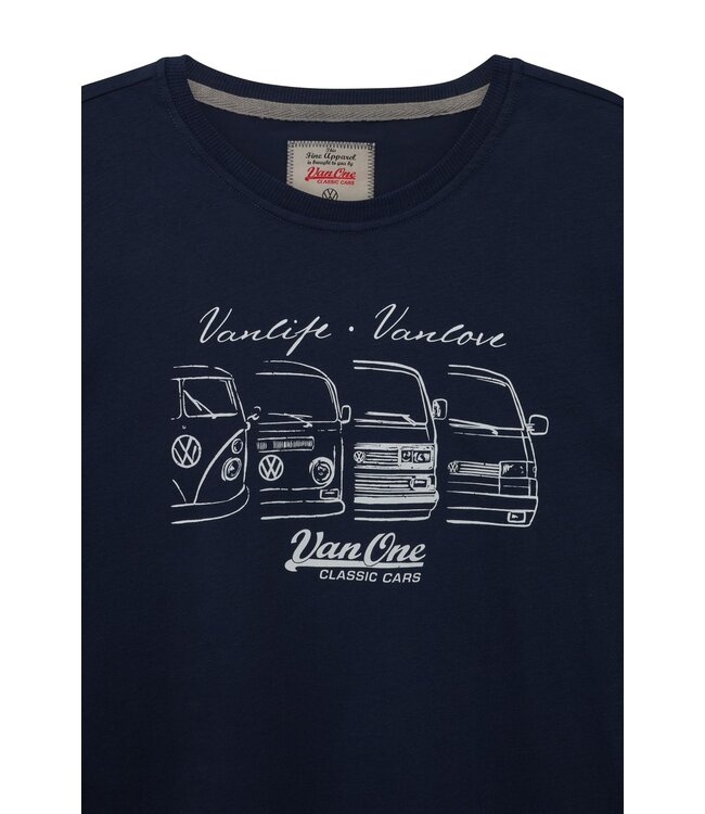 Van One Classic Cars Heren t-shirt WE ARE FAMILY