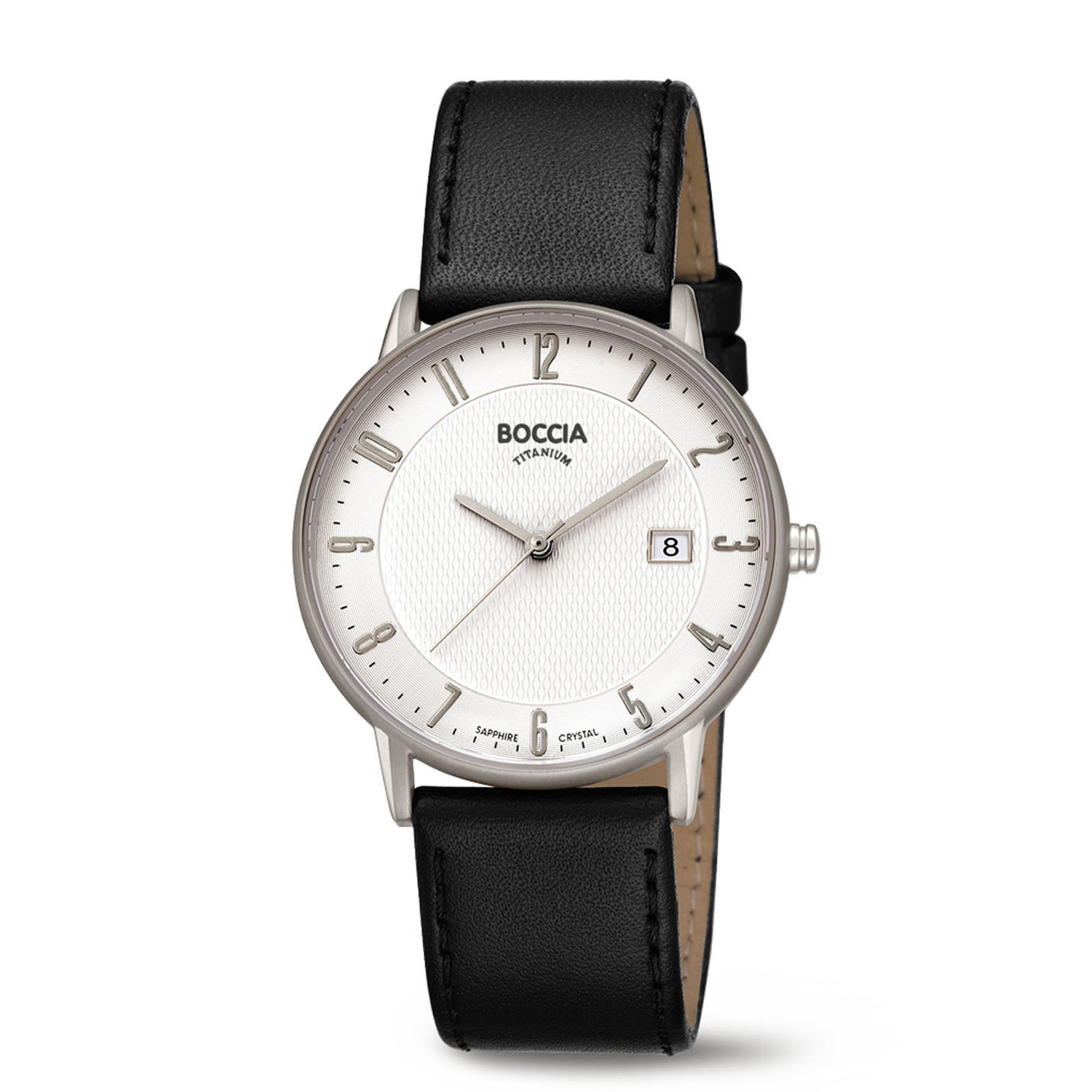 Boccia Titanium Sapphire Gents Quartz - 3657-02