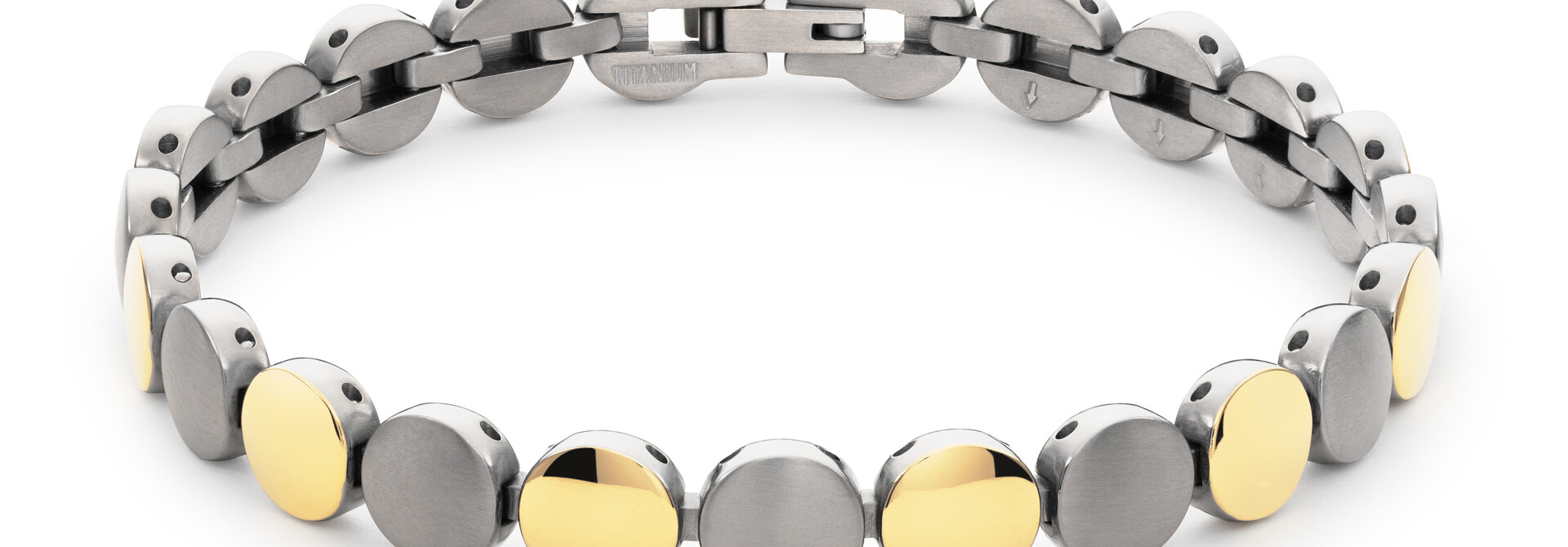 Boccia Titanium Armband Bicolor 03061-02