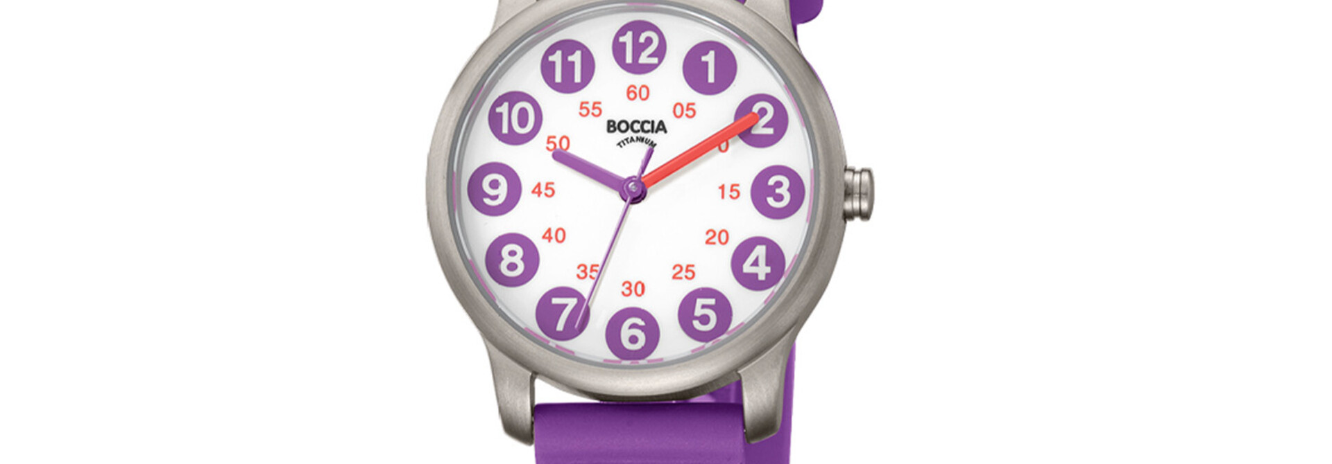 Boccia kinderhorloge Titanium paars