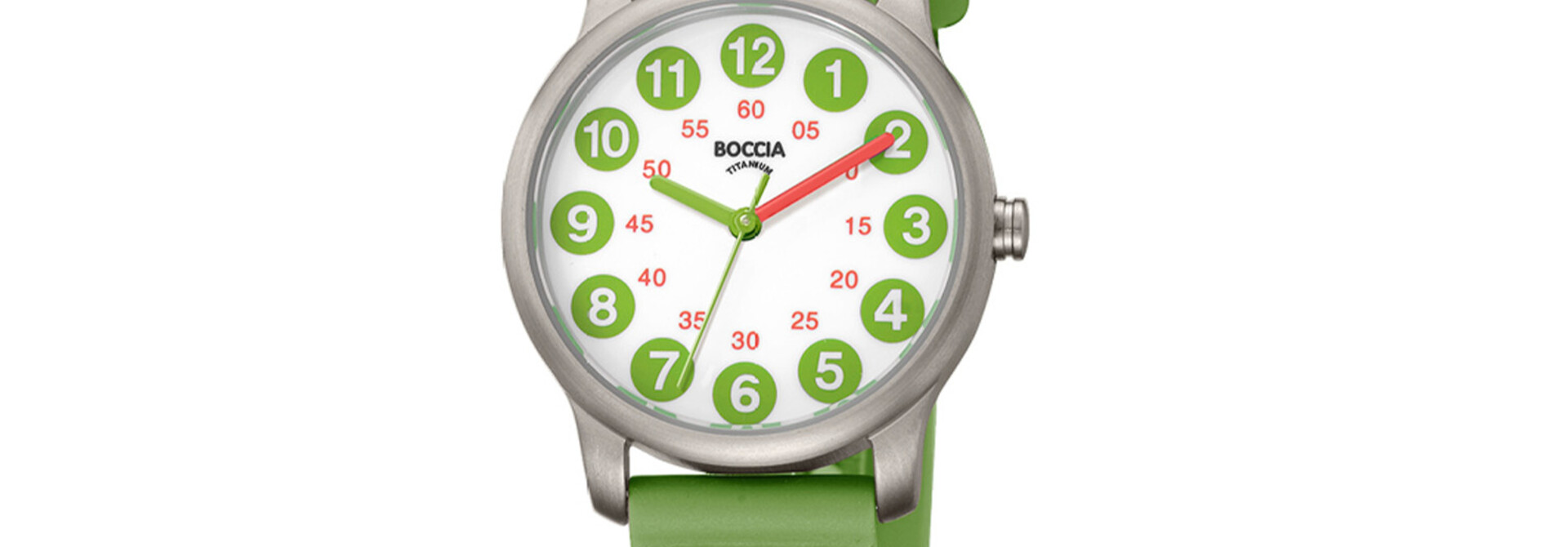 Boccia kinderhorloge Titanium groen