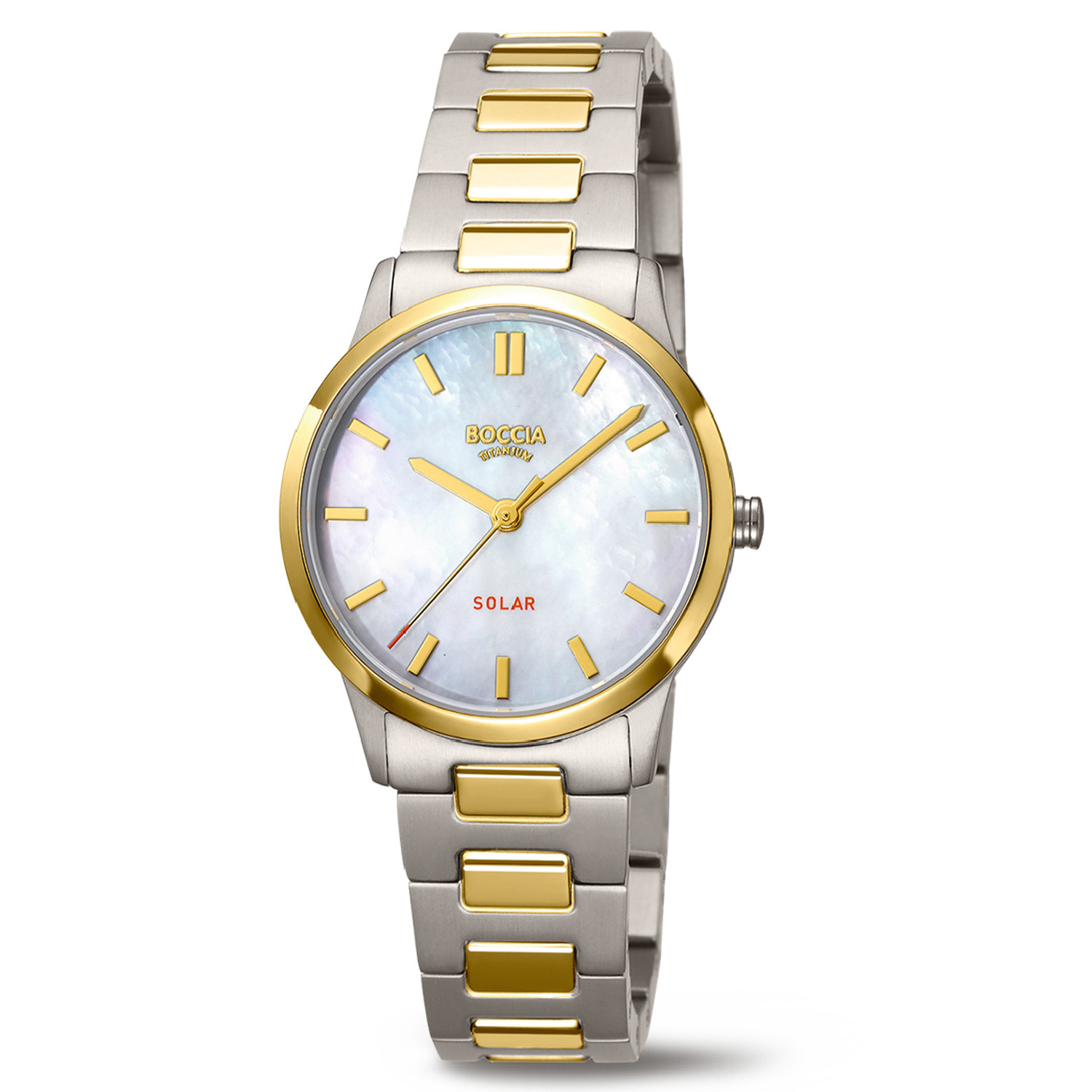 Boccia Titanium 3363-04 Dames Horloge Solar 30mm-1