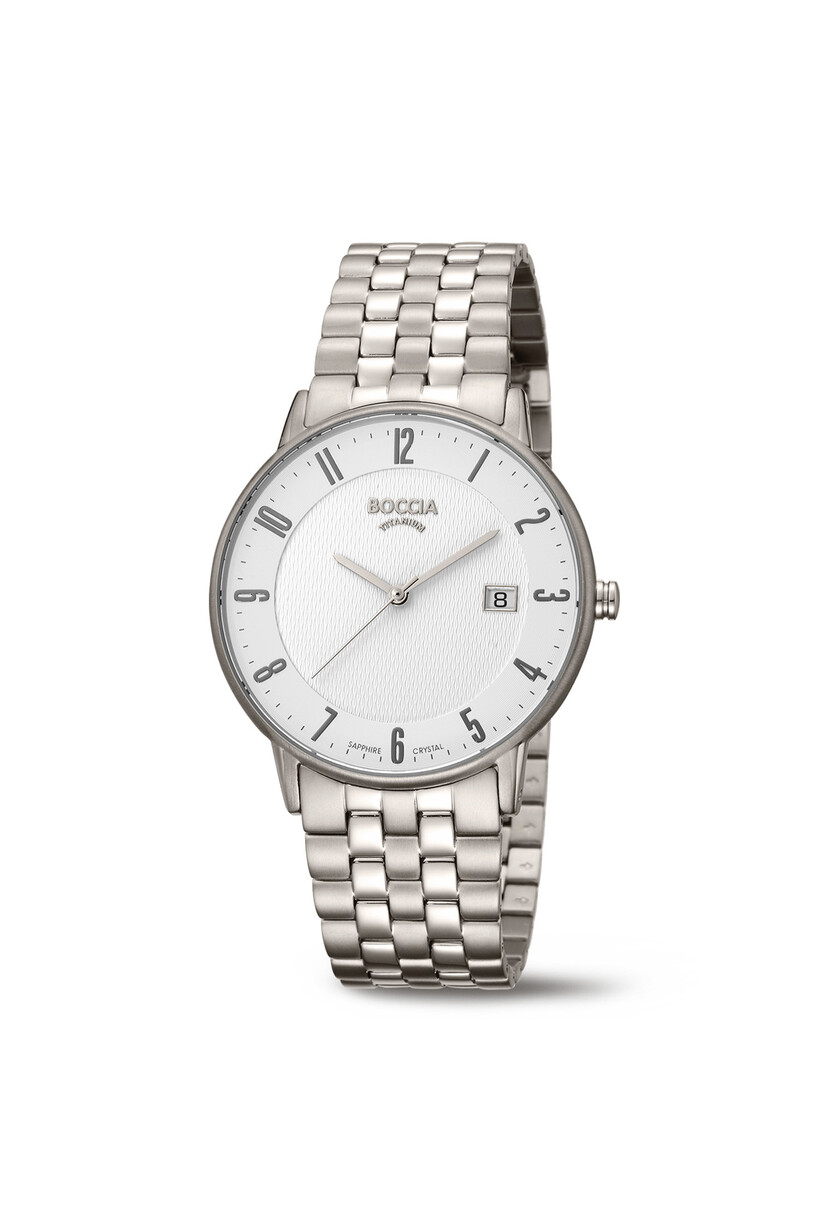 Boccia Titanium 3607-06 Heren Horloge 39mm