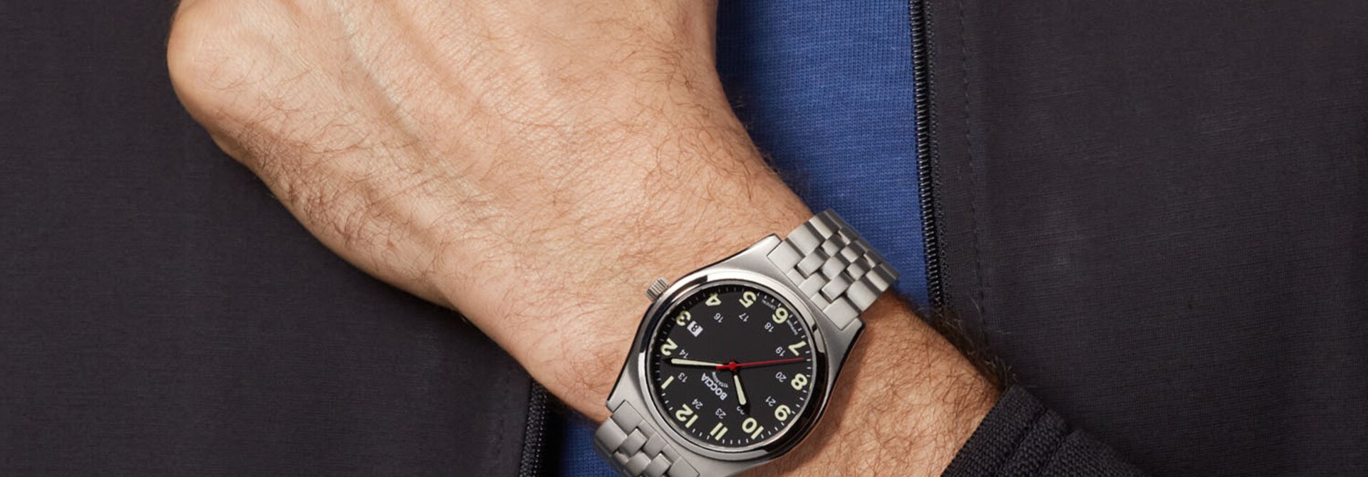 Boccia Titanium 3674-02 Heren Horloge 39mm