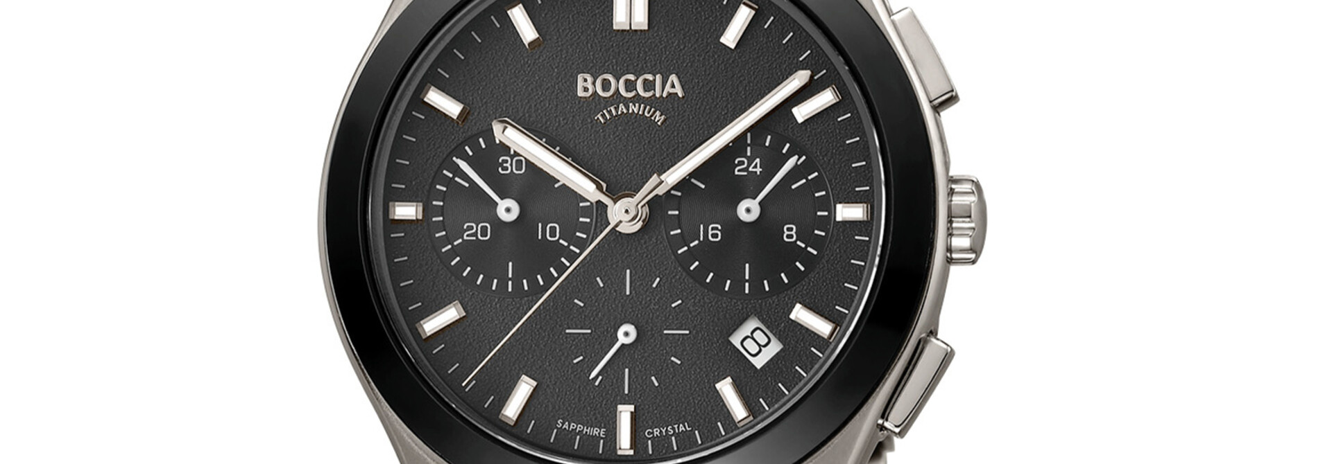 Boccia Titanium 3736-02 Heren Horloge Chrono 39mm