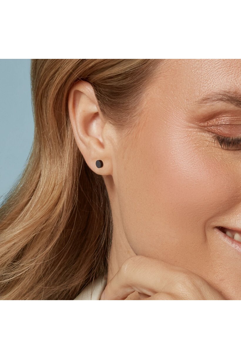 Boccia Titanium 05064-05 – Oorstekers 5mm Zwart