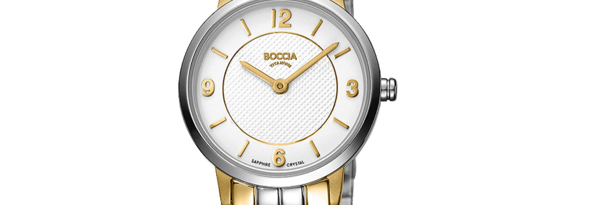 Boccia dameshorloge Titanium bicolor