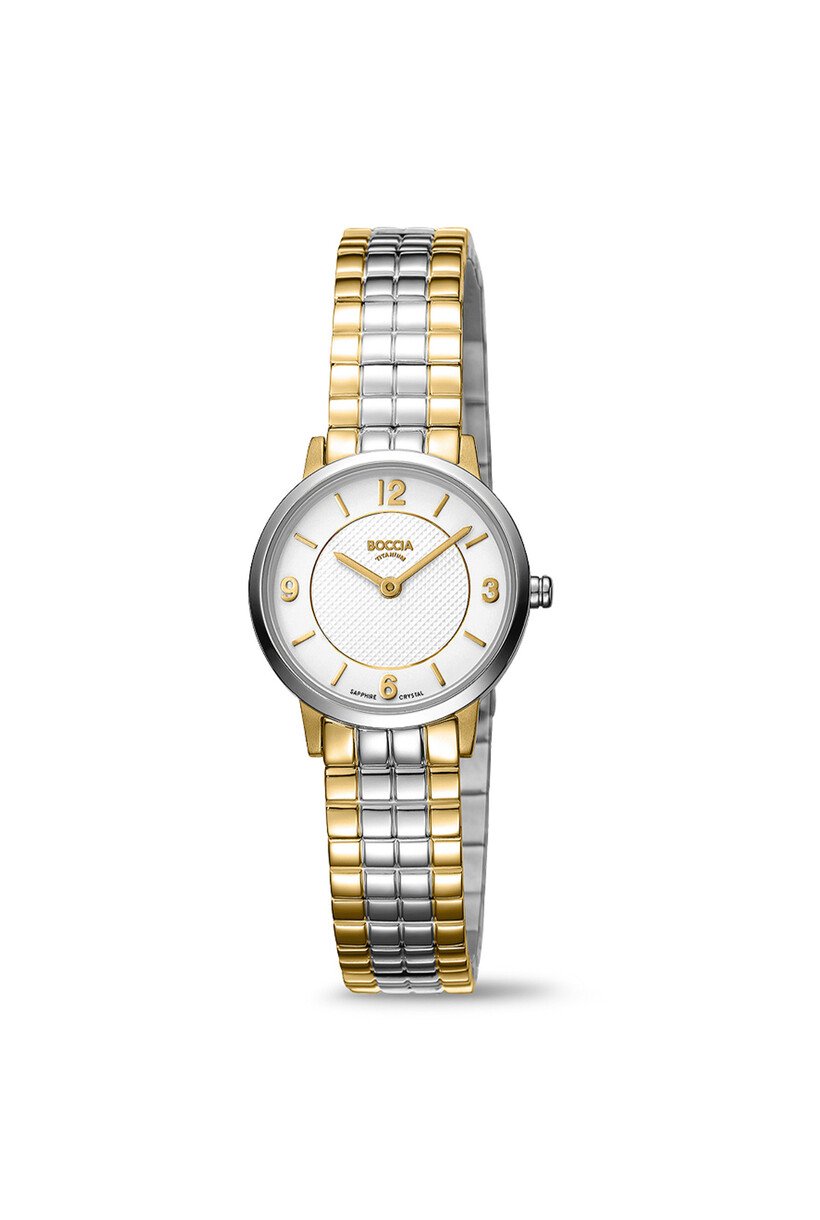 Boccia dameshorloge Titanium bicolor