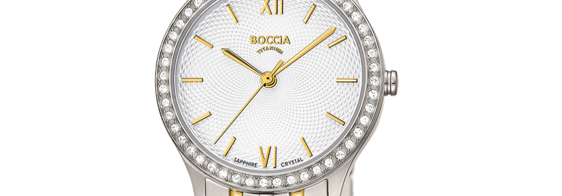 Boccia dameshorloge Titanium bicolor