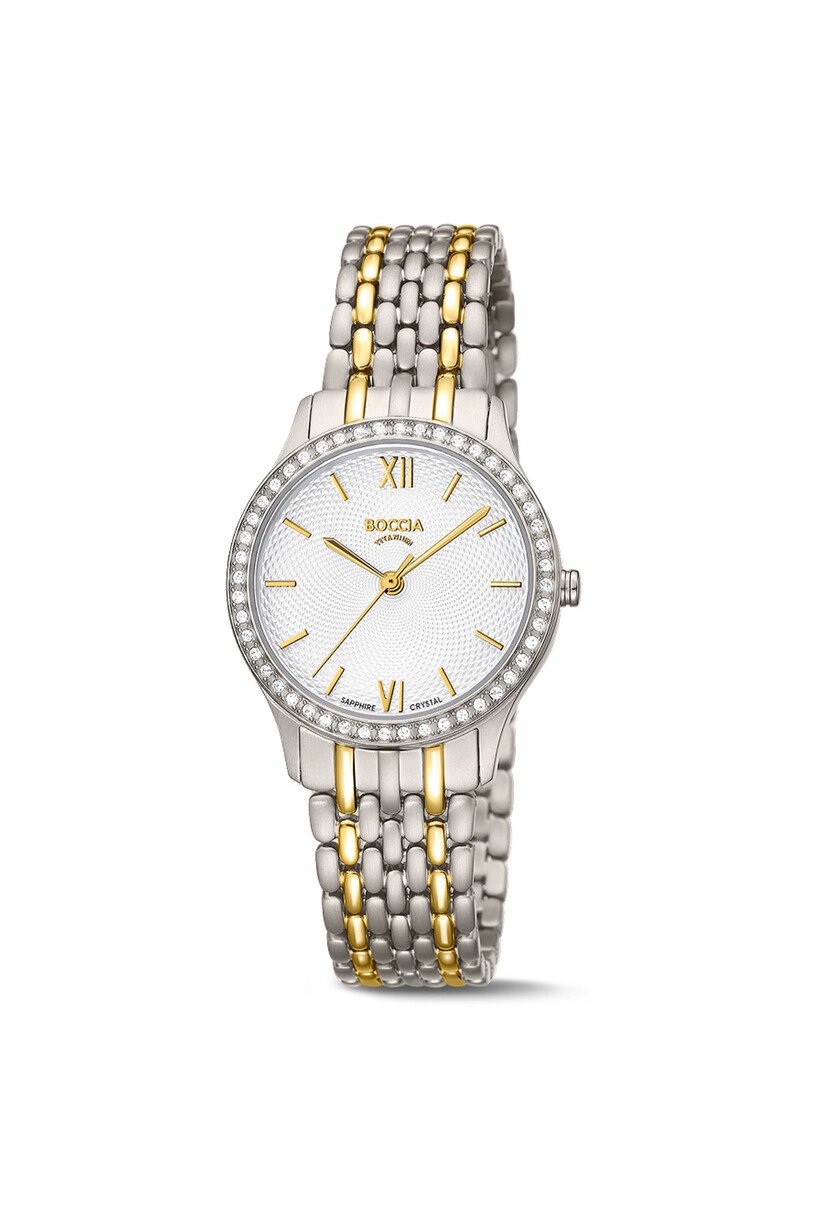 Boccia dameshorloge Titanium bicolor