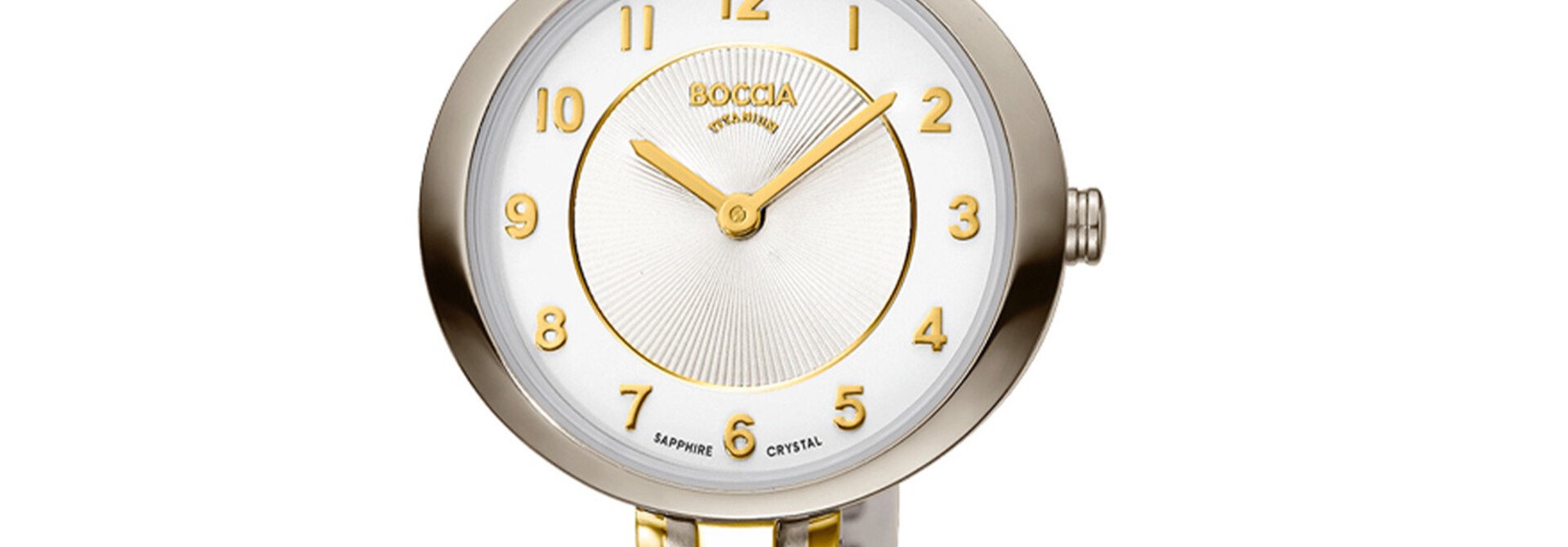 Boccia dameshorloge Titanium bicolor