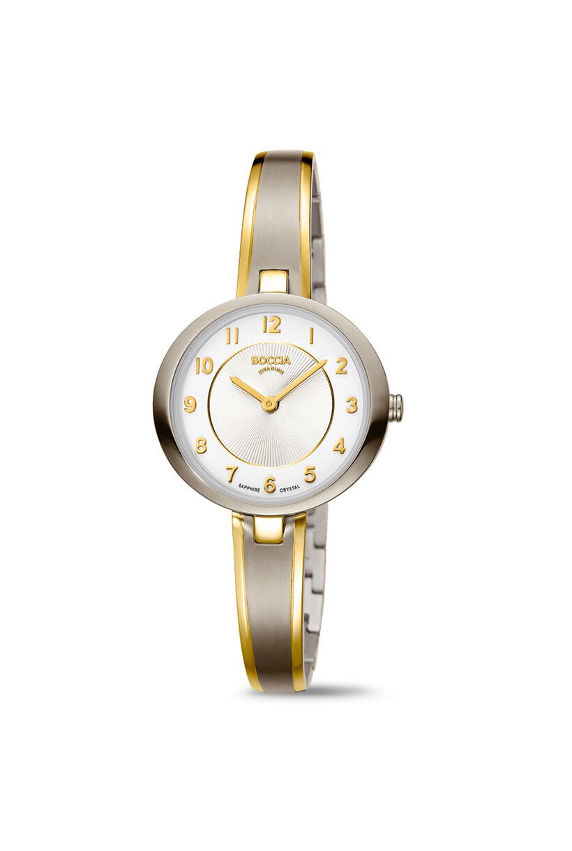 Boccia dameshorloge Titanium bicolor