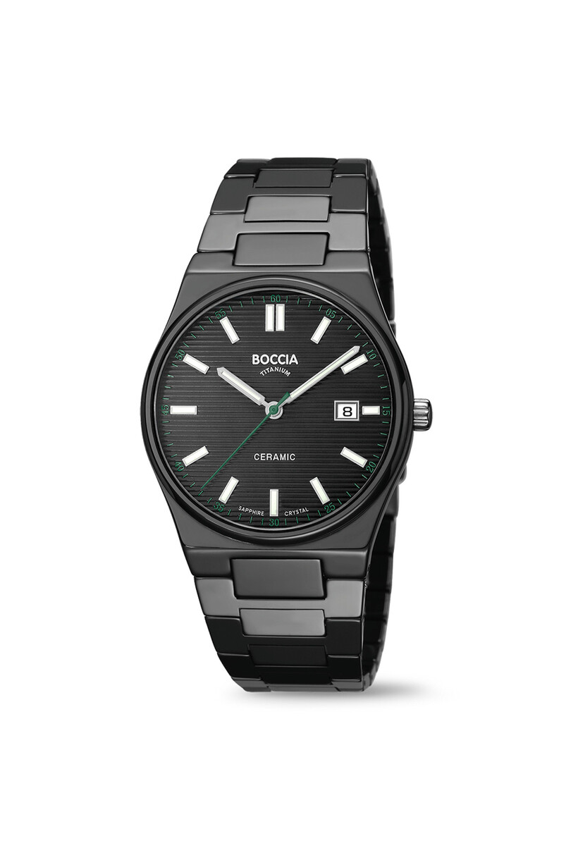 Boccia herenhorloge Keramiek 39mm