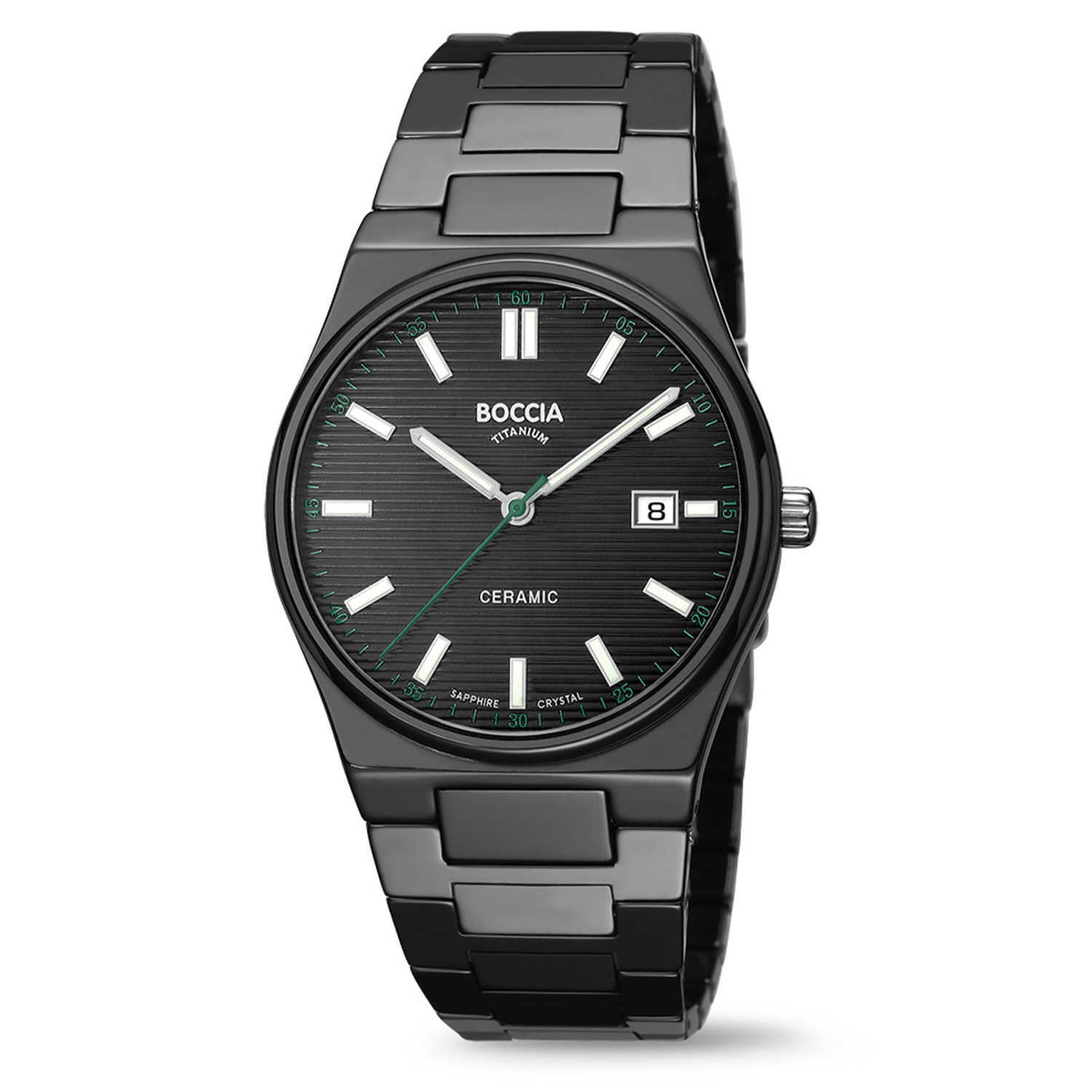 Boccia herenhorloge Keramiek 39mm-1
