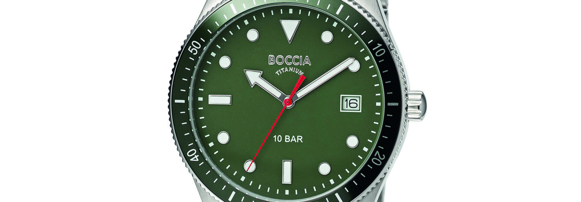 Boccia Titanium 3664-05 Heren Horloge 39mm