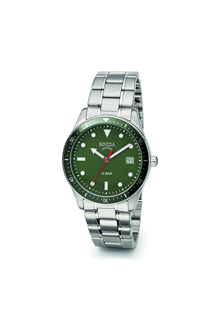 Boccia Titanium 3664-05 Heren Horloge 39mm