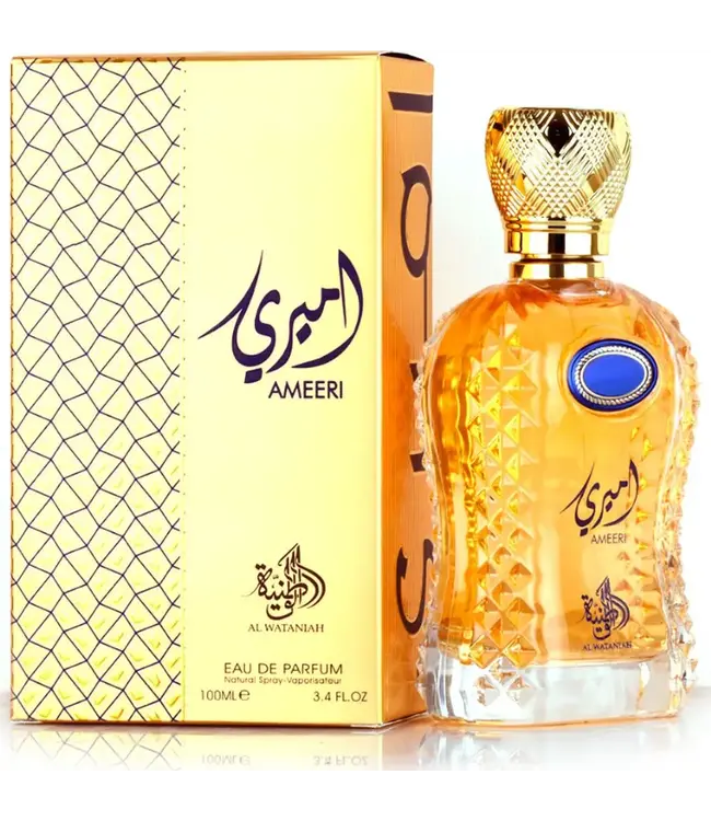 AL WATANIAH Eau De Perfum AMEERI, 100ml Inspired By Woman – Ralph Lauren en My Way – Giorgio Armani