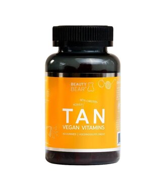 BEAUTY BEAR Tan Vitamins, 60 Gummies