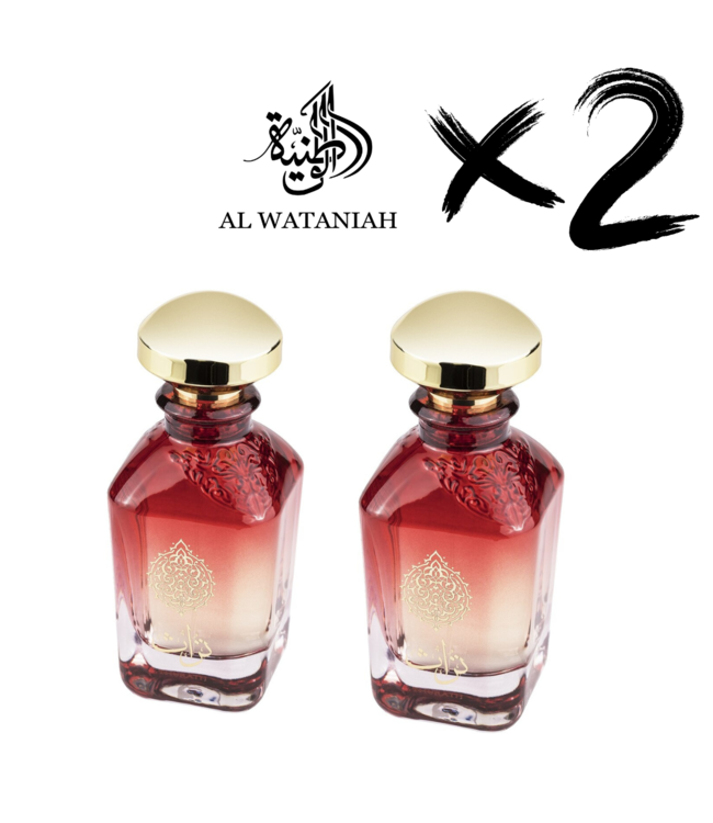 AL WATANIAH 2 X Perfume THURATH, 100ml