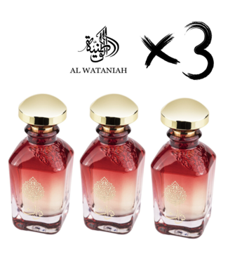 AL WATANIAH 3 X Perfume THURATH, 100ml