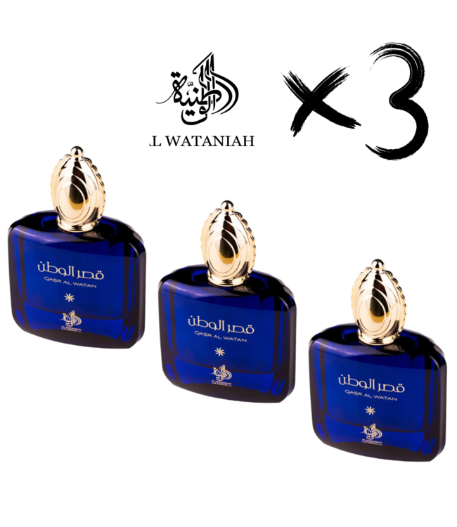 AL WATANIAH 3 X ETERNAL PERFUME QASAR AL WATAN, 100ml